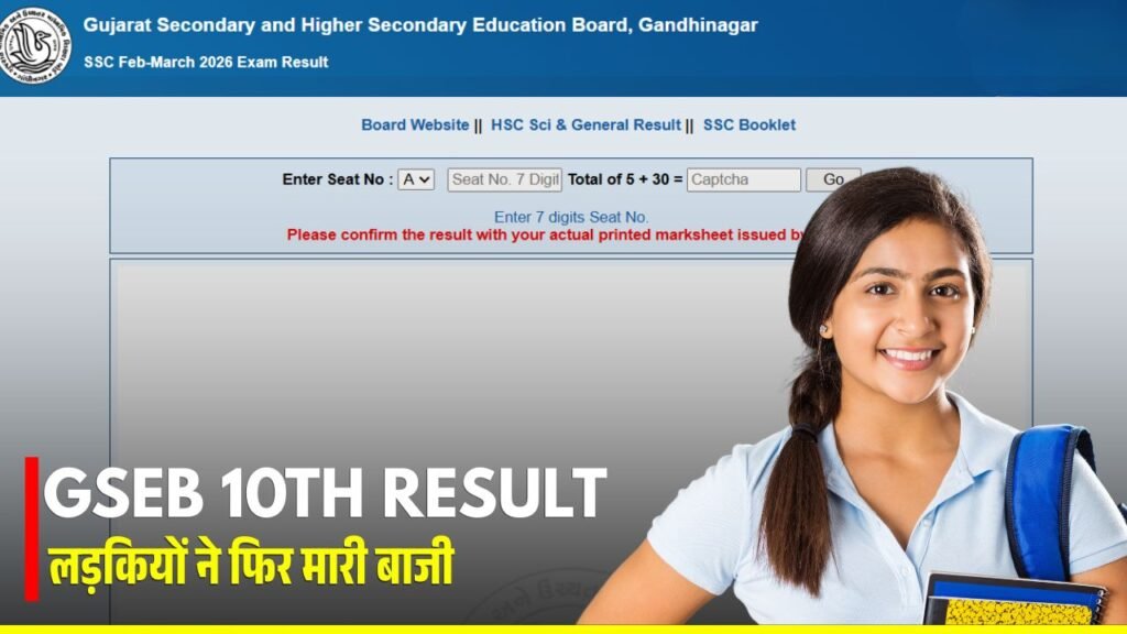 GSEB 10th Result 2026
